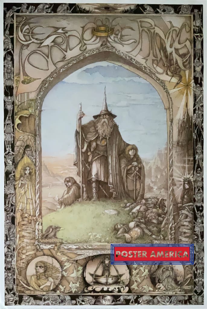 Load image into Gallery viewer, Lord Of The Rings Art Poster 1988 Swiss Import 24 X 36 Posters Prints &amp; Visual Artwork
