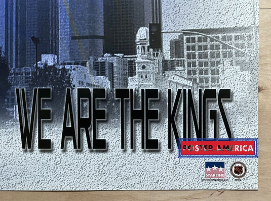 Los Angeles Kings Vintage Hockey Poster 22 X 34.5