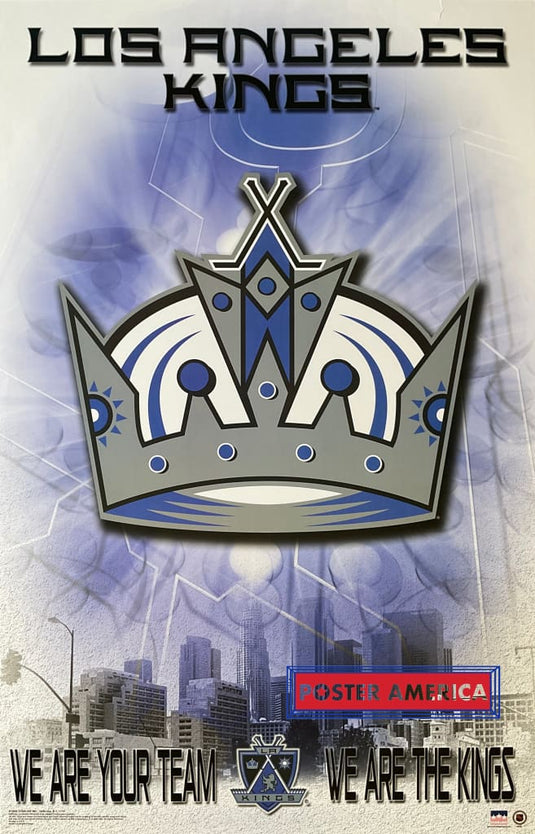 Los Angeles Kings Vintage Hockey Poster 22 X 34.5