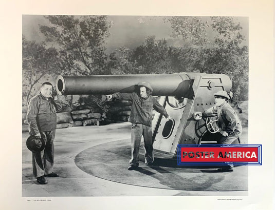 Los Tres Chiflados Canon The Three Stooges Vintage Argentinian Import Poster Print 22 X 28 Vintage
