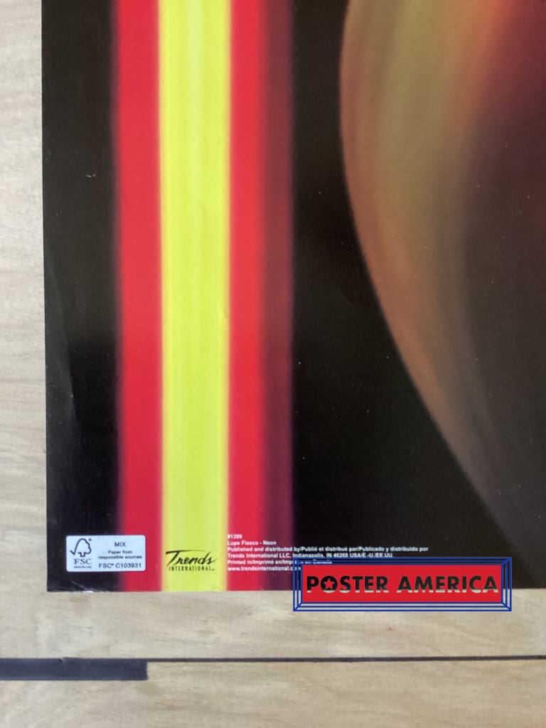 Load image into Gallery viewer, Lupe Fiasco Neon 2011 Poster 22.5 X 34
