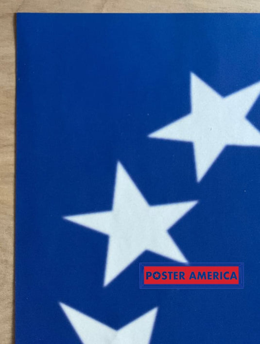 Lynda Carter Wonder Woman Blue Background Rare 1999 Vintage Poster 24 X 34