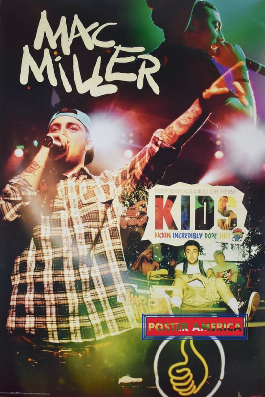 Mac Miller Kids Kicking Incredibly Dope S Poster 24 X 36