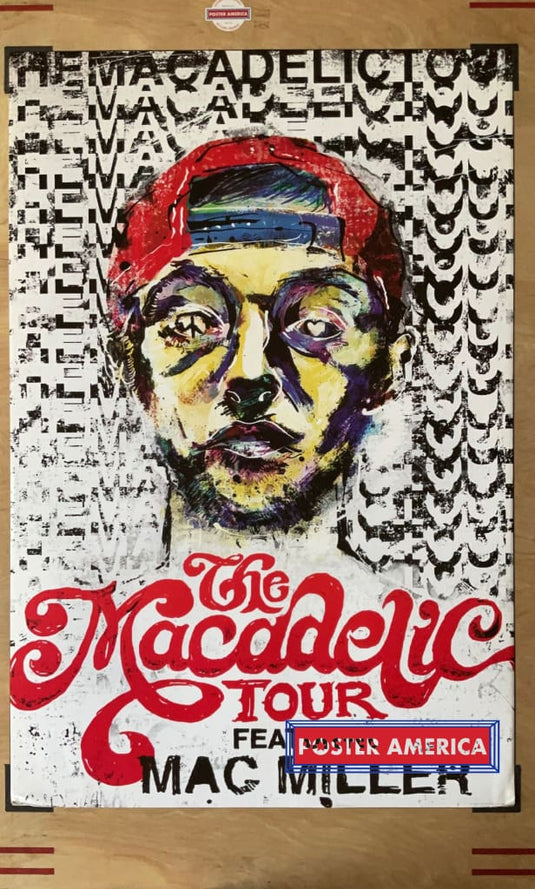 Mac Miller The Macadelic Tour Poster 24 X 36 Posters Prints & Visual Artwork