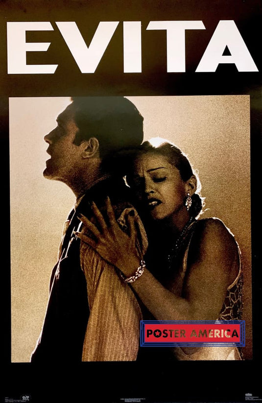 Madonna & Antonio Banderas Evita 1996 Vintage Movie Poster 23 X 35 Vintage Poster