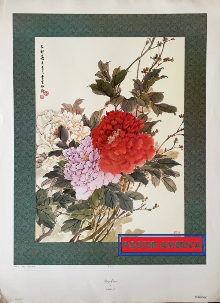 Load image into Gallery viewer, Magnificence By Linchia Li No. 1631 Vintage 1979 Art Print 23 X 31.5 Vintage Poster
