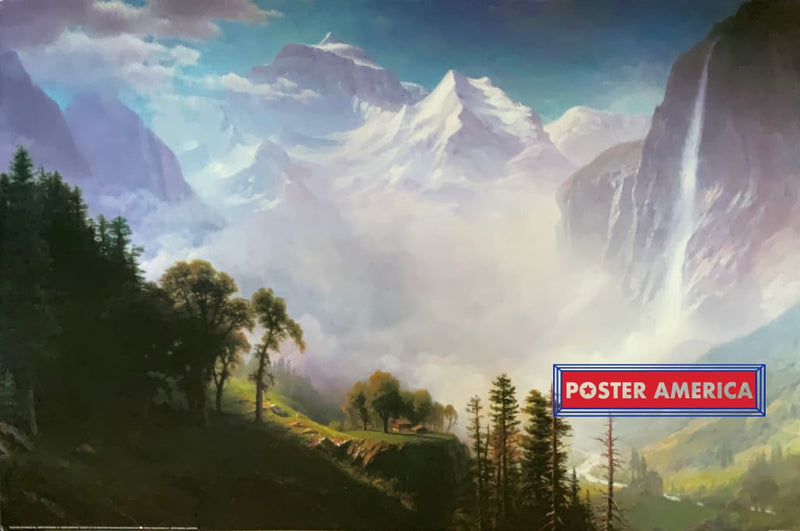 Load image into Gallery viewer, Majesty Of The Mountains North Woodmere Ny Vintage 1994 Fine Art Print 24 X 36 Vintage Fine Art

