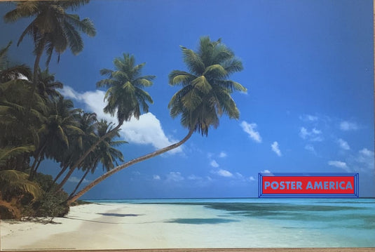 Maldive Morning Tropical Setting Poster 2006 24 X 36