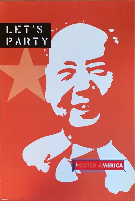Mao Lets Party Steven Chastain Poster 24 X 36
