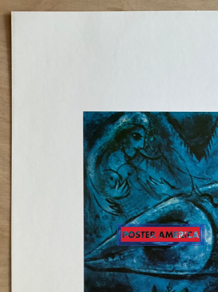 Load image into Gallery viewer, Marc Chagall Le Cirque Bleu Vintage Italian Import Art Print 23.5 X 31.5
