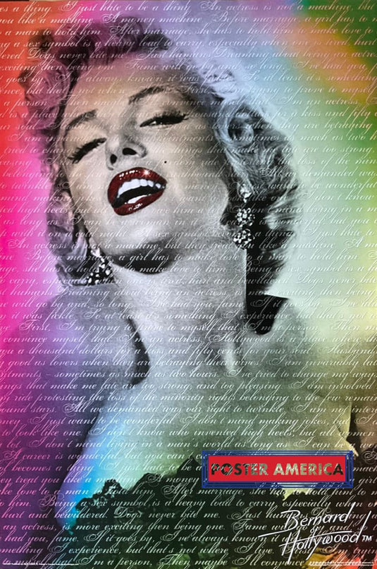 Marilyn Monroe Bernard of Hollywood Poster 24 x 36 Poster