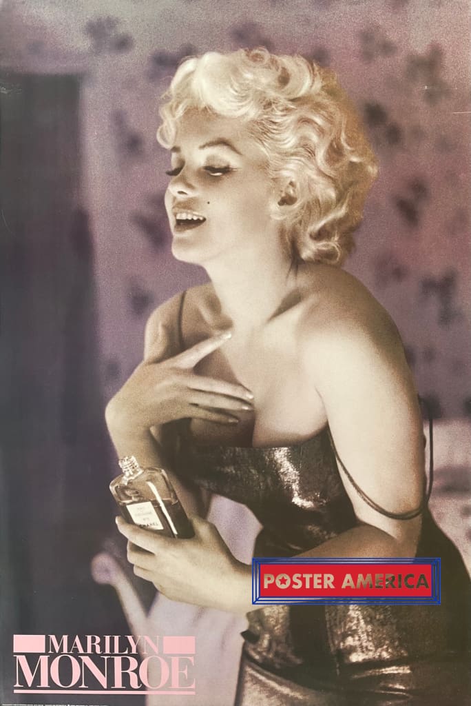 Load image into Gallery viewer, Marilyn Monroe Channel No. 5 Vintage Celebrity Poster 24 X 36
