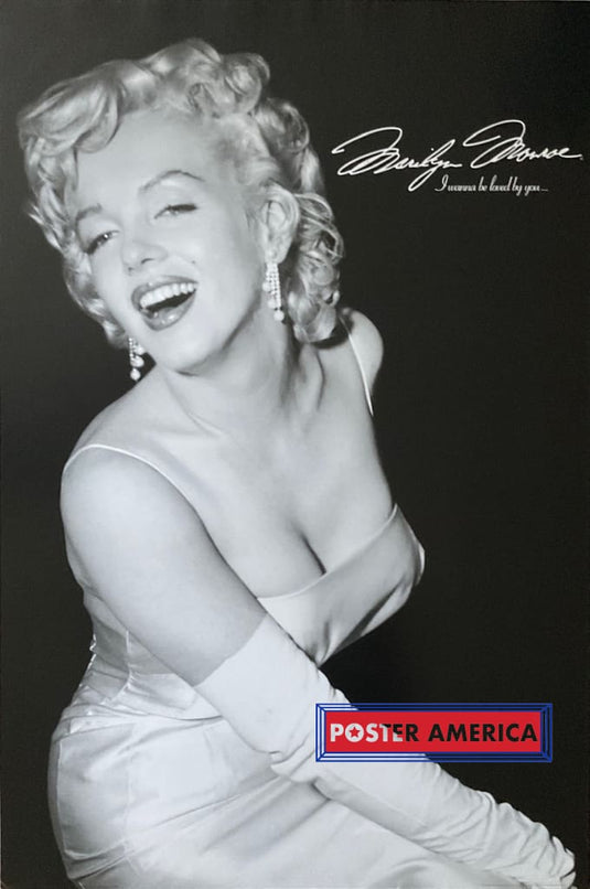 Marilyn Monroe I Wanna Be Loved You Vintage 2005 24 X 36 Poster
