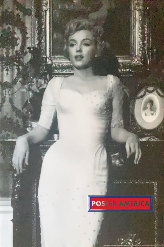Marilyn Monroe The Prince & Showgirl Black White Poster 24 X 36
