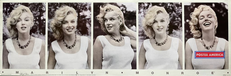 Load image into Gallery viewer, Marilyn Monroe Vintage 1991 Portraits Slim Print 12 X 36
