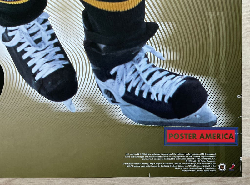 Load image into Gallery viewer, Mario Lemieux #66 Pittsburgh Penguins Vintage 2001 Hockey Poster 22.5 X 34
