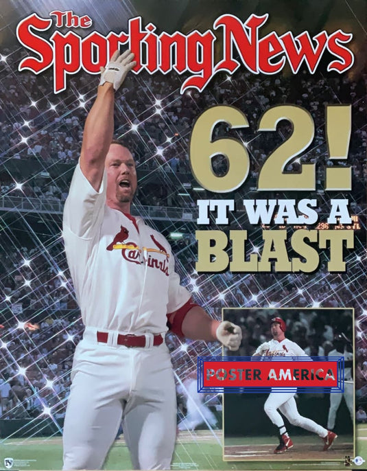 Mark Mcgwire Season Home Run Record Vintage Tribute Poster 22 X 28 Vintage Poster