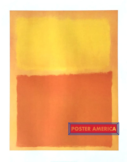 Mark Rothko Orange And Yellow Art Print 22 X 28 Posters Prints & Visual Artwork
