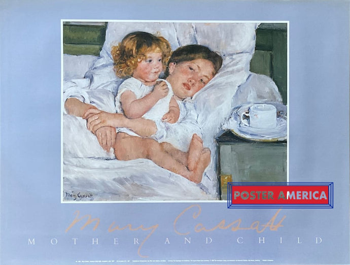 Mary Cassatt Breakfast In Bed Vintage Art Print 19 X 25 Posters Prints & Visual Artwork