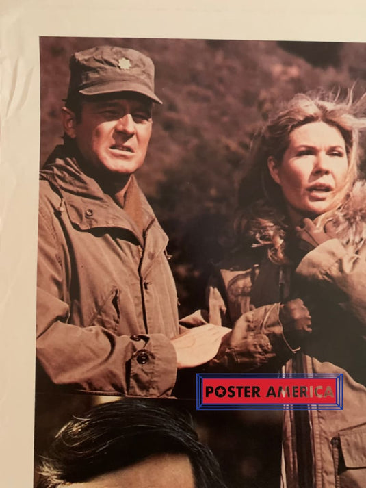 Mash T.v. Show Collage Original Out Of Print 1976 Poster 23 X 35 Alan Alda Mike Farell Mclean