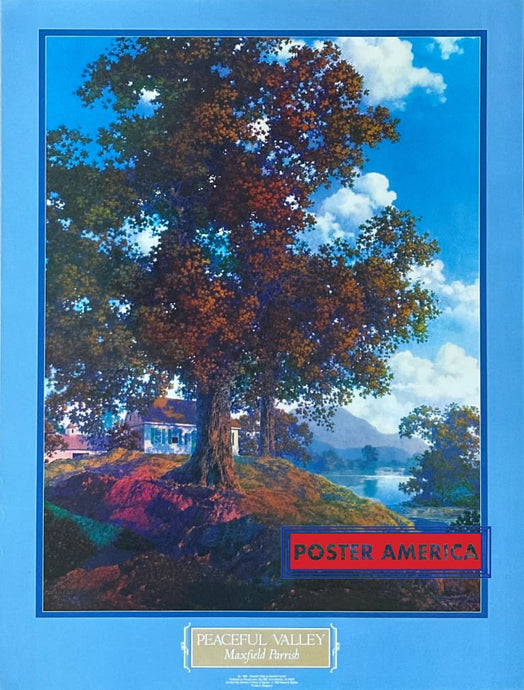 Maxfield Parrish Peaceful Valley Vintage Art Poster 19 X 25 Posters Prints & Visual Artwork