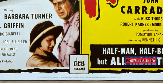 Meet The Monsters Vintage Uk Import Movie Promo Poster 23.5 X 35