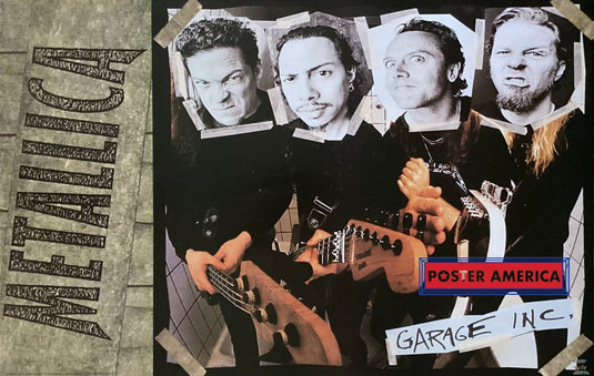 Metallica Garage Inc. 1999 Vintage Album Poster 22.5 X 34.5 Vintage Poster