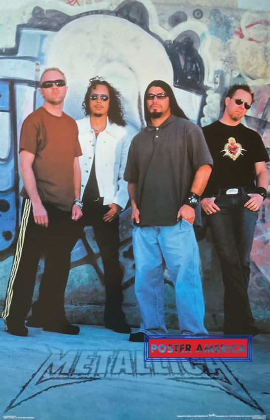 Metallica Heavy Metal Rock Band Vintage 2003 Poster 22.5 X 34.5