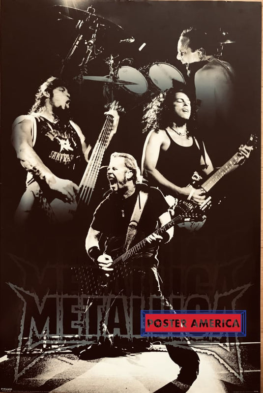 Metallica James Hetfield Vintage Uk Import Collage 2004 Poster 24 X 36