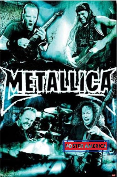 Metallica Live Montage Band Poster 24 X 36