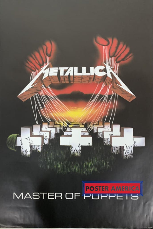 Metallica Master Of Puppets 2004 Out Print Poster 24 X 36