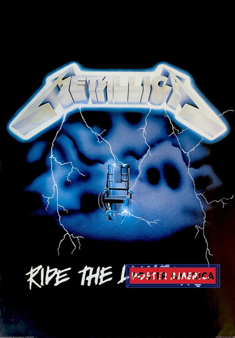 Metallica Ride The Lightning Album 2001 Poster 24 X 34 Vintage Poster