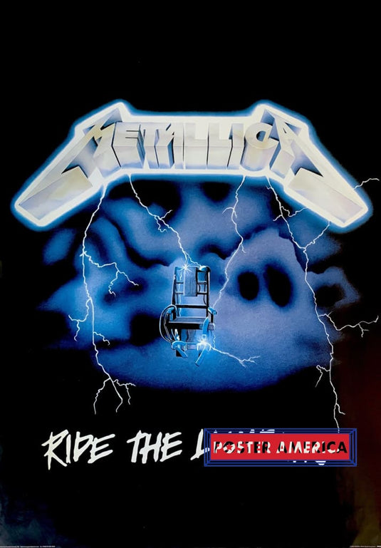 Metallica Ride The Lightning Album 2001 Poster 24 X 34 Vintage Poster