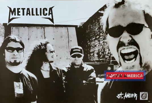 Metallica St. Anger Group Shot Vintage Poster 23.5 X 34.5