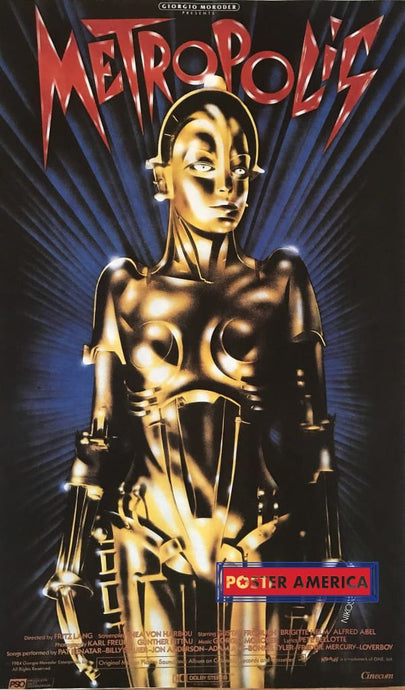 Metropolis One Sheet Movie Poster 21 X 35