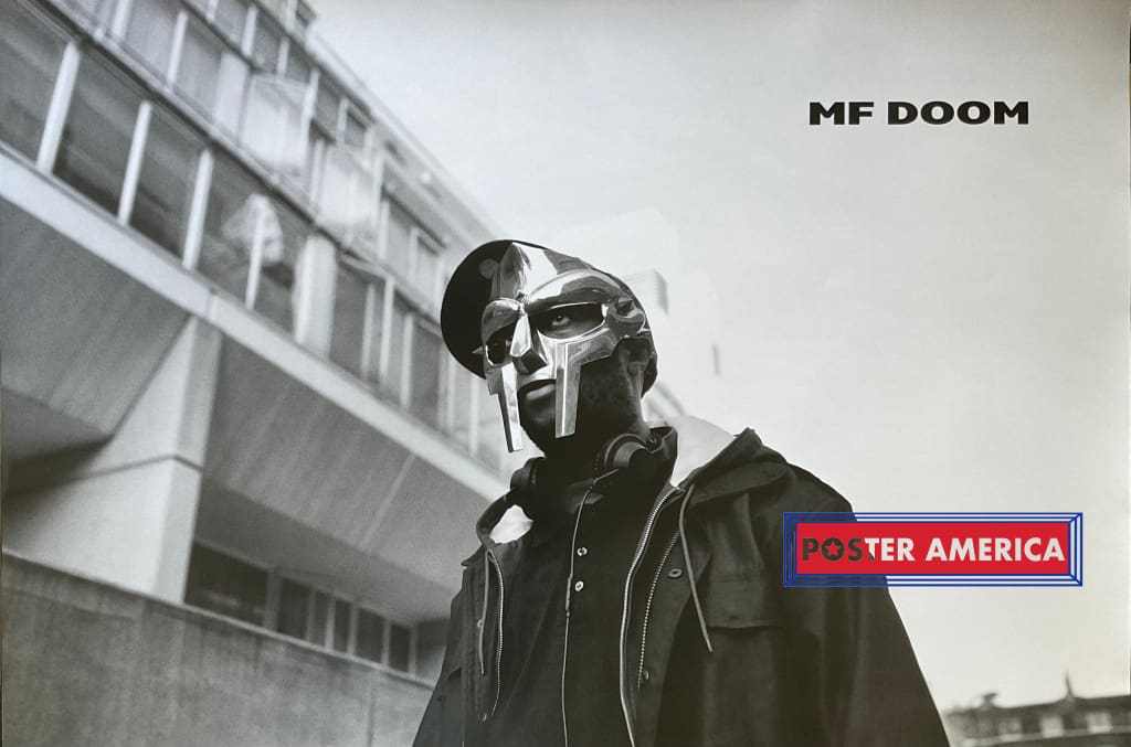 MF Doom Rapper Music Poster 24 x 36 – PosterAmerica