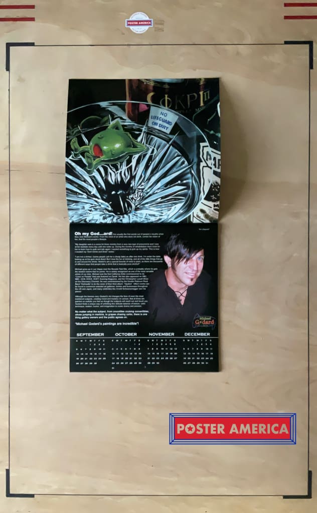 Load image into Gallery viewer, Michael Godard 2005 Fine Art Calendar 12 X
