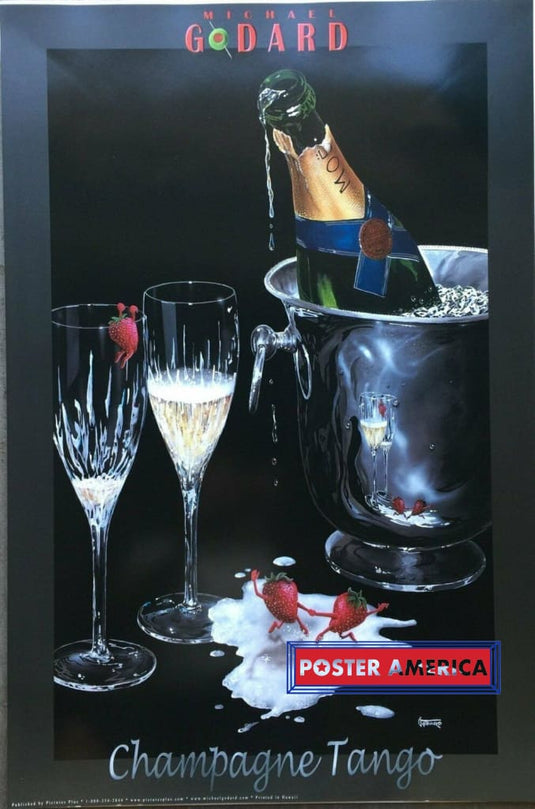 Michael Godard Champagne Tango Poster 24 X 36