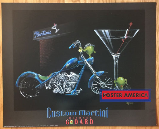Michael Godard Custom Martini Poster 24 X 30