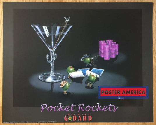 Michael Godard Pocket Rockets Poster 24 X 30