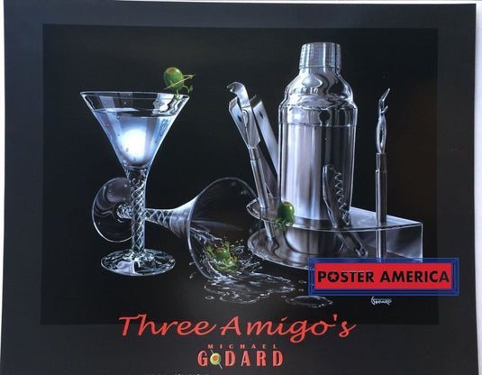 Michael Godard Three Amigos Poster 24 X 30 Poster