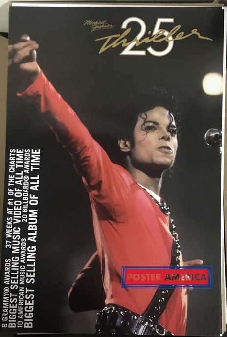 Michael Jackson Thriller 25 Out Of Print Poster 24 X 36 Posters Prints & Visual Artwork
