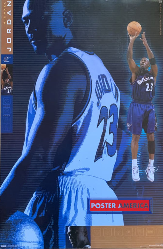 Michael Jordan Washington Wizards Symbol Of Excellence Poster 22 X 34