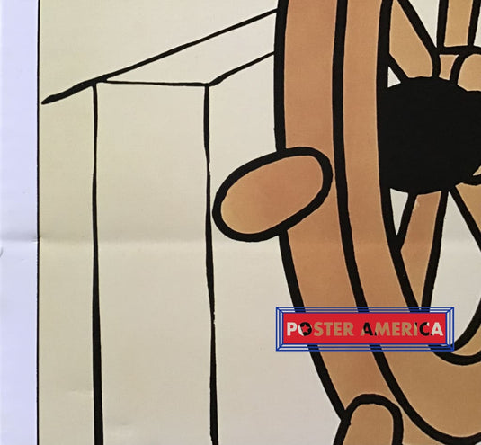 Mickey Mouse In Steamboat Willie Rare Disney Poster 16 X 24