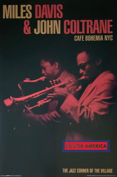 Miles Davis & John Coltrane Cafe Bohemia NYC Poster 24 x 36 Poster