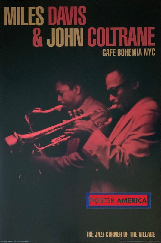 Miles Davis & John Coltrane Cafe Bohemia NYC Poster 24 x 36 Poster