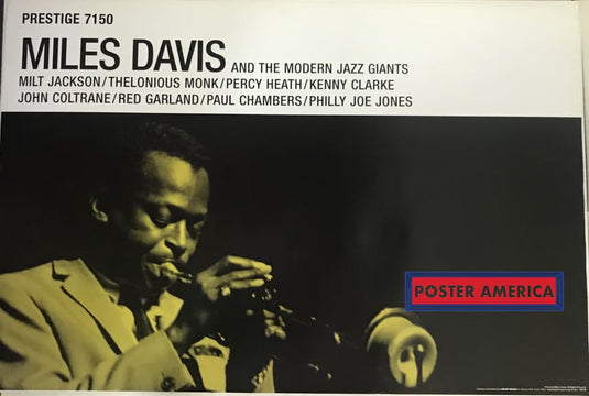 Miles Davis Prestige 7150 Vintage Out Of Print Poster 24 X 36