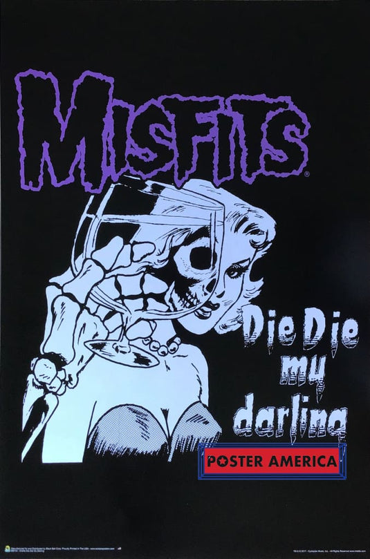 Misfits Die My Darling Poster 24 X 36 Posters Prints & Visual Artwork