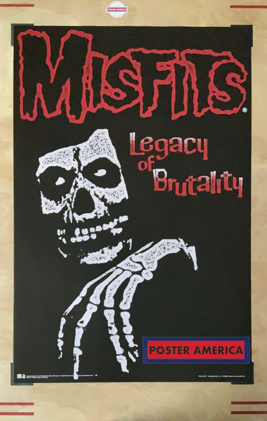 Misfits Legacy Of Brutality Poster 24 X 36