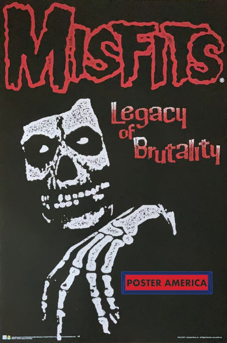 Misfits Legacy Of Brutality Poster 24 X 36